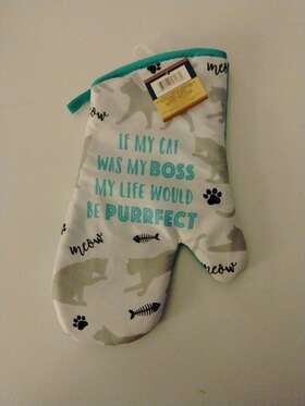 Home 639277531681 Adorable Collection Cat Themed Oven Mitts