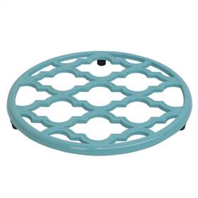 Home Basics 886466453662 Lattice Design Kitchen Trivet For Hot Pans Turquoise By Trivets