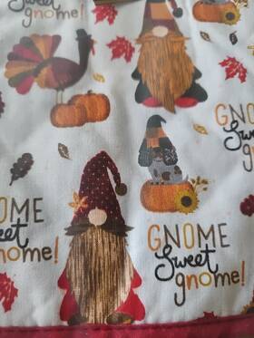 Home Collection 195464238042 Gnome Sweet Autumn Fall Thanksgiving 2 Oven Mitts And Potholders New