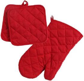 Home Collection 445013377306 Big Red House Pot Holders For Kitchen Heat Resistant Set Of Assorted Colors
