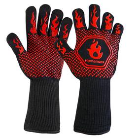 171819fjnk623675 Homemaxs Oven Mitt Heat Resistant Lower Than 800 Cotton Protective Bbq Grilling Gloves