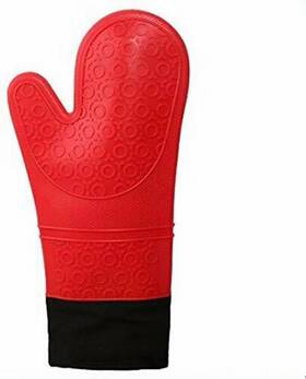 Homwe 313047094032 Bpa-free Soft Silicone Oven Mitts - Ultra Heat Resistant With Thick C
