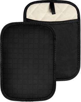 Homwe 726084095045 Silicone Kitchen Pot Holders With Pockets 2 Pc Set Trivet Steam And Heat