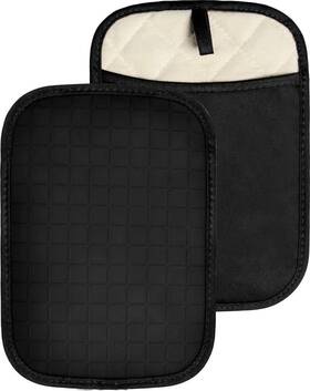 Homwe 850035221358 Silicone Kitchen Pot Holders With Pockets 2 Pc Set Trivet Steam And Heat
