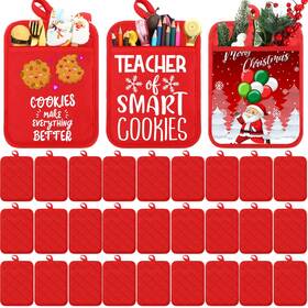 Hoolerry B0d8pw4n4r 30 Pocket Pot Holders Sublimation Blank 7x9 Inch Cotton Oven Heat Resist