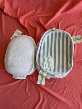 Horizon 194356342430 14 Green White Striped Sand Mitt