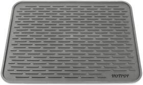 Hotpop 093674917965 Medium 16 Inch X12 Super Sturdy Silicone Dish Drying Mat And Trivet Dishwasher