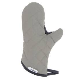 13be-c Hubert Oven Mitt Flame-retardant Green Cotton - 13 Inch L