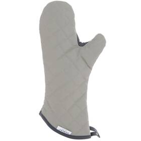 17be-c Hubert Flame-retardant Oven Mitt Khaki Cotton - 17 Inch L