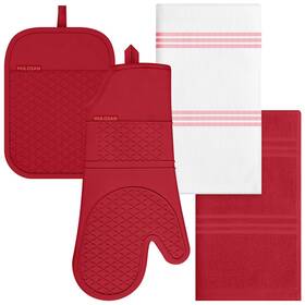 Gwj0008 Hulosan Oven Mitt And Pot Holders Sets Quilted Cotton Terry Cloth Non-slip Holde