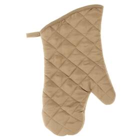 De-104te Ih Casadecor 4 Quilted Taupe 7.5 Inch X 13 -set Of Oven Mitt