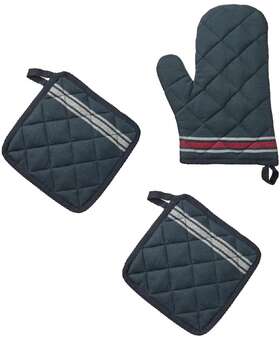 D53212366164ep02396k7123585 Ikea Kitchen Linen Set 3pc Premium Quilted Oven Mitt And Potholders Free Shipping