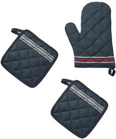 855214ihks885 Ikea Kitchen Linen Set 3pc Premium Quilted Oven Mitt And Potholders Free Shipping