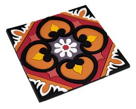 Tse-180291 Images Dorient D Orient Sejjadeh Sol Trivet Heat-resistant Silicone Washable Sha