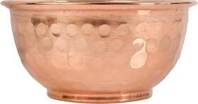 Ince-239 Incense Garden Plain Hammered Copper Offering Bowl For Altar Use