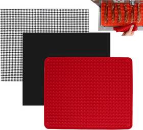 Infraovens 313057061093 Toaster Oven Air Fryer Reusable Mats Accessories 9 X 11 Silicone Liner Drip Ma