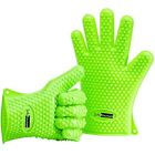 Isa-kitchen Heat Resistant Silicone Gloves Ideal For Bbq Grilling Cooking Smoking New 784672852234