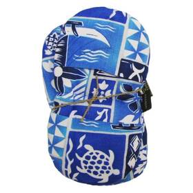 Islander 858845003928 Maui Microwave Potholder Mitts Set Of 2 Blue