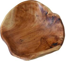 Jfflyit 734172392204 Creative Wood Bowl Root Carved Handmade Natural Real Candy Brown