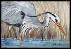 Jmk1013mat Carolines Treasures Blue Heron 615872939527