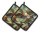Jmk1221pthd Carolines Treasures Mandarin Pheasant Potholder Set Of Caroline 638508383235