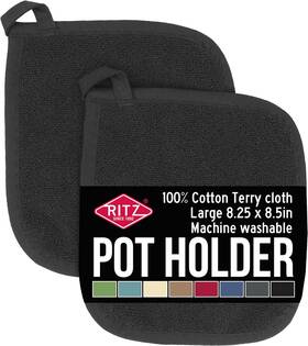 030087 John Ritzenthaler Co Potholder And Hot Pad Unparalleled Heat Resistant Durable 100% Cotton- 2-pk