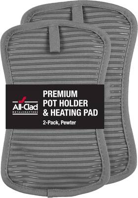 John Ritzenthaler Co 075215001890 All-clad Premium Pot Holder And Heating Pad 2-pack Heat Resistant To 500 Degree