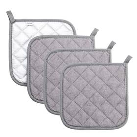 Joyhalo 708111216746 4 Pack Pot Holders For Kitchen Cotton Oven Holder With Great Heat Resistance