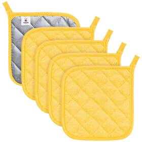 B0bwjftxfy Joyhalo 5 Pack Heat Resistant Terry Cloth Pot Holders For Cooking And Baking