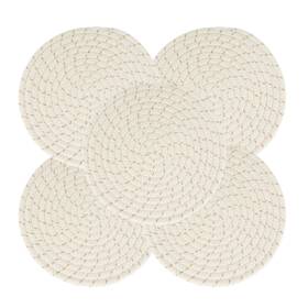 Junbole 705735695988 Trivets Set Pot Holders Coasters For Countertops Hot Mats Pads Cotton