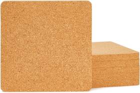 Juvale 726084633759 Cork Trivets For Hot Pots And Pans - Square Pads Kitchen Cou