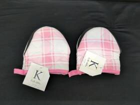 K For The Kitchen 055604063227 Mini Oven Mitts Set 5.5 In X 7 Pink