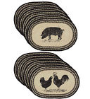 K239004-239013 Mozlly Cwi Gifts Sawyer Mill Pig Jute Placemats 769498025116