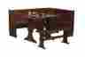 K90366 68wal Linon Home Decor 67 Chelsea Nook Walnut-kit New 753793908052