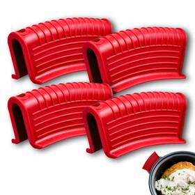 Kasiylux 755334198144 2 Pair Cast Iron Pot Assist Handle Covers With High Heat Resistance Anti-sli