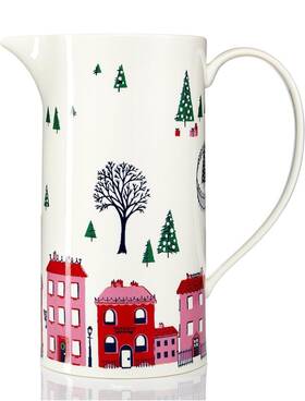 Kate Spade New York 882864679291 Arbor Village Pitcher 8.5 Inch With Tag Bnib