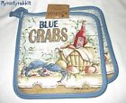 Kay Dee Designs 2 Blue Crab Kitchen Pot Holders 100 Cotton Crabs Beach New 723886834124