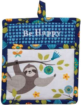 4792 Kay Dee Designs Slow Sloth Pocket Mitt Pot Holder
