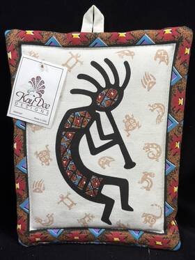 Kay Dee Designs 723886357616 Sw Spirits Kokopelli Native Hot Pad Pot Holder Double Sided With History