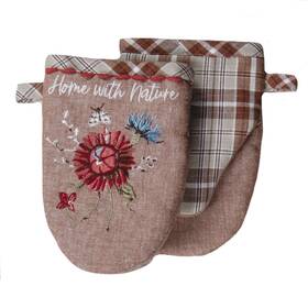 H7055 Kay Dee Designs Set Of 2 Home With Nature Fall Natures Splendor Grabber Mitt By