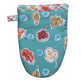 H3335 Kay Dee Fall Market Falling Leaves Kitchen Oven Grabber Mitt