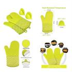 Kdf338b Oven Mitts Heat Resistant Silicone Pair Of Extra Long Potholder