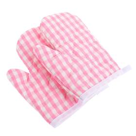Y3032dl15xcgue Kisangel 2pcs Kids Oven Mitts Heat Resistant Microwave Gloves Pink