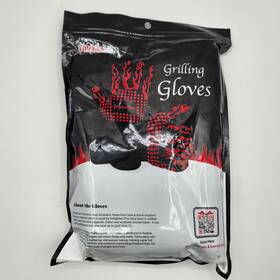 935f Kitchen Bliss Grilling Gloves Cooking Baking Multi Purpose And Thermometer