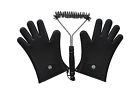 Kitchen Fx Bbq Heat Resistant Silicone Gloves Grill Oven Mitts Brush Combo 641171695673