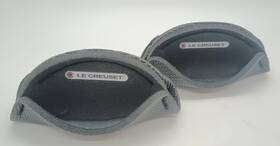 100501-10 Kitchen Grips Le Creuset Dutch Oven Handle Holders 2 Pot Black Silicone