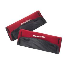 Kitchen Grips 790652202203 Hot Loop Handle Holder Set Of 2 Cherry/black
