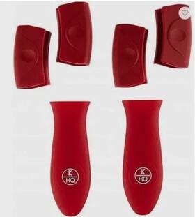 812846611 Kitchen Hq Silicone Heat-resistant Non-slip Pot/pan Handle Covers 6pcs