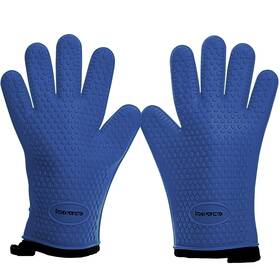 Kitchen Perfection 065006549774 Silicone Smoker Oven Gloves -extreme Heat Resistant Bbq -handle Hot Fo