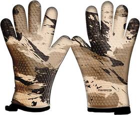Kitchen Perfection 065006549972 Silicone Smoker Oven Gloves Extreme Heat Resistant Bbq Glo
